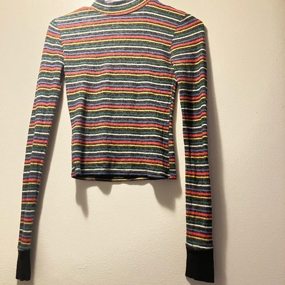 Urban Outfitters Multicolor Striped Crop Top - Picture 2 of 4